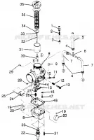 CARBURADOR 600 XCR SP 0965677 AND EUROPEAN 600 XCR SP E965677 (4932063206D005)