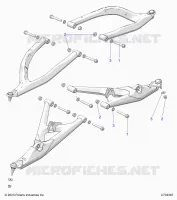 SUSPENSIÃ“N DELANTERA CONTROL ARMS MOUNTING