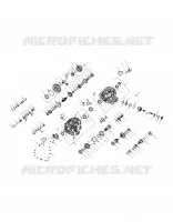 DRIVE TRAIN, PRINCIPAL GEARCASE INTERNALS