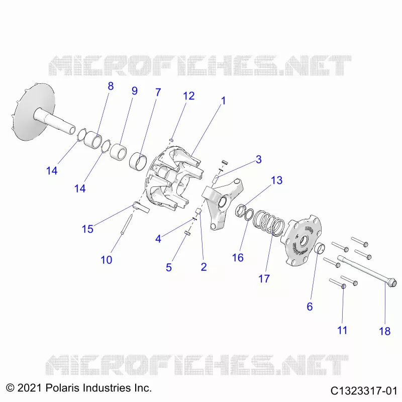 TREN, PRIMARY CLUTCH