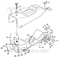 ASIENTO Y TANQUE DE GAS XLT SP 0985776 (4942164216A006)