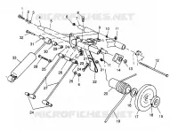 TRASERO ARM PAR 500 0972764, EUROPEAN 500 E972764 and 500 RMK 0972964 (4938393839C006)