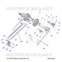 SUSPENSION, TRASERO ARM PAR