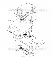 MONTAJE DEL DEPÓSITO DE COMBUSTIBLE Trail Blazer W947221 (4926832683A010)