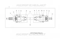 TREN, FRONT HALF SHAFT