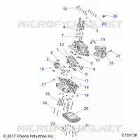 ENGINE, CRANKCASE AND CIGUEÑAL