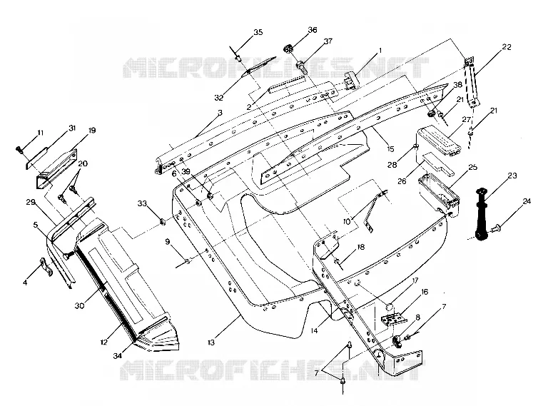 NOSE PAN 650 Updated 2/90 (4916801680005A)