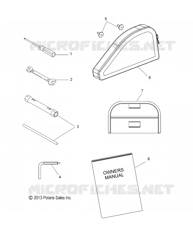 KIT DE HERRAMIENTA and EL MANUAL DEL PROPIETARIO