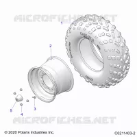RUEDAS, REAR TIRE