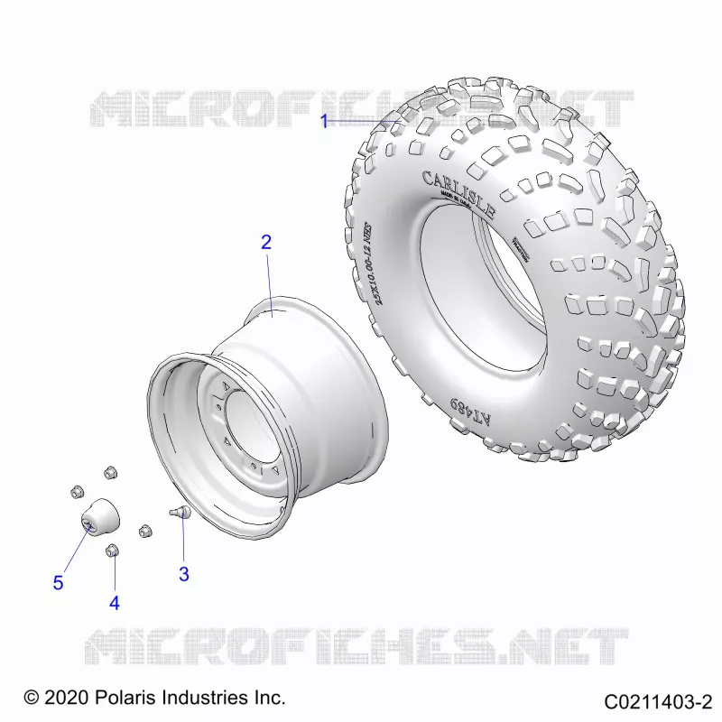 RUEDAS, REAR TIRE