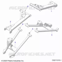 SUSPENSION TRASERA CONTROL ARMS