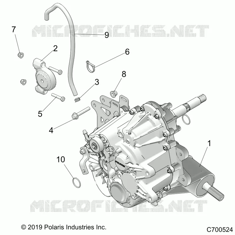 TREN, MAIN GEARCASE MOUNTING