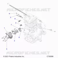 ENGINE, CUERPO DE MARIPOSA AND FUEL RAIL