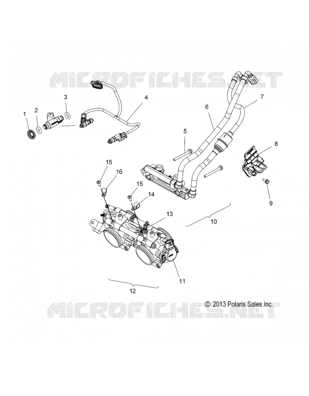SISTEMA DE COMBUSTIBLE, RAIL, LINES and CUERPO DE MARIPOSA