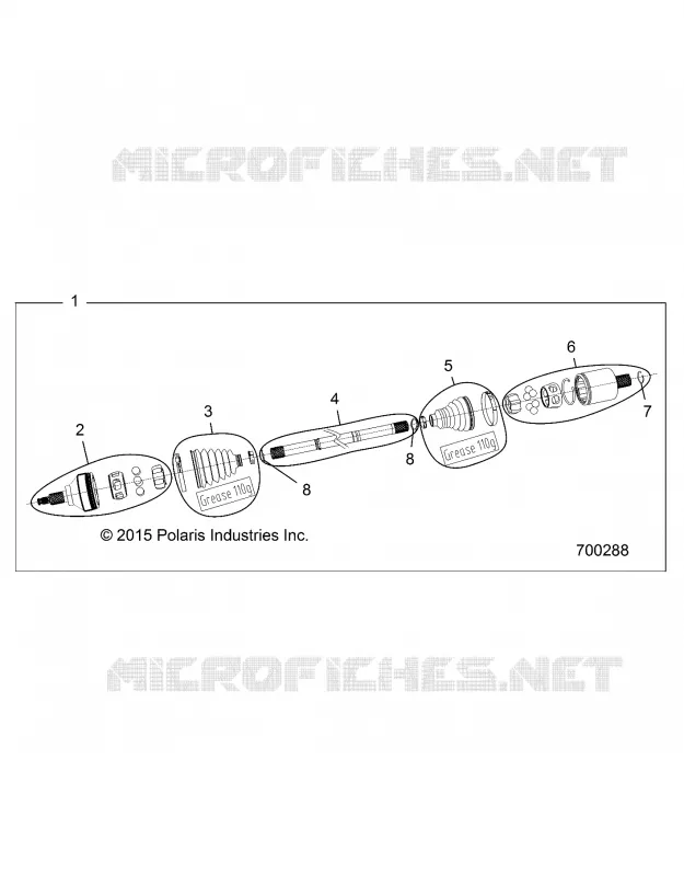 TREN, REAR HALF SHAFT