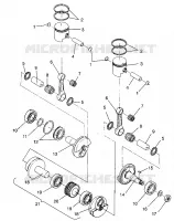 PISTÓN Y CIGÜEÑAL SUPER SPORT E940743 (4927372737029A)