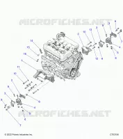 MOTOR, MOUNTING &amp; LONG BLOCK
