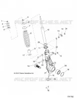 SUSPENSION, PUNTAL DELANTERO