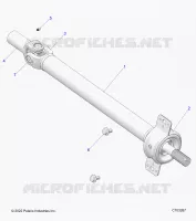 TREN, PROP SHAFT,MID, BEARING