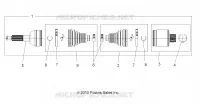 TREN, TRASERO DEL EJE DE TRANSMISION