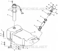 GASOLINA TANK SL 750 B954070 (4930523052A009)