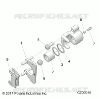 FRENO TRASERO CALIPER