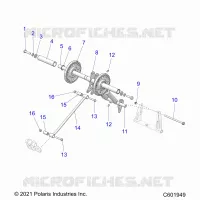 SUSPENSION, TRASERO ARM PAR