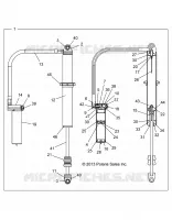SUSPENSION, SHOCK TRASERO