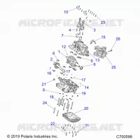 ENGINE, CRANKCASE AND CIGUEÑAL