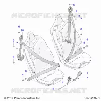 ASIENTO BELT MOUNTING, STANDARD