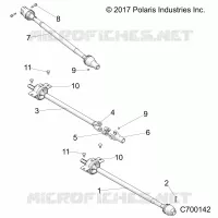 TREN, FRONT, MID, REAR PROP SHAFT