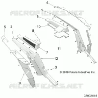 GUARDABARROS TRASEROS AND BEZELS- Z19VDE92AC/BC/AD/BD/AM/BM/LM/LAG/BG (C700248-8)