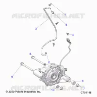 TREN, FRONT GEARCASE MOUNTING