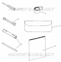 KIT DE HERRAMIENTA 600 XCR 0961676 and EUROPEAN 600 XCR E961676 (4932123212D002)