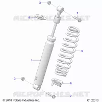 SUSPENSION, SHOCK TRASERO