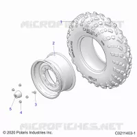 RUEDAS, FRONT TIRE