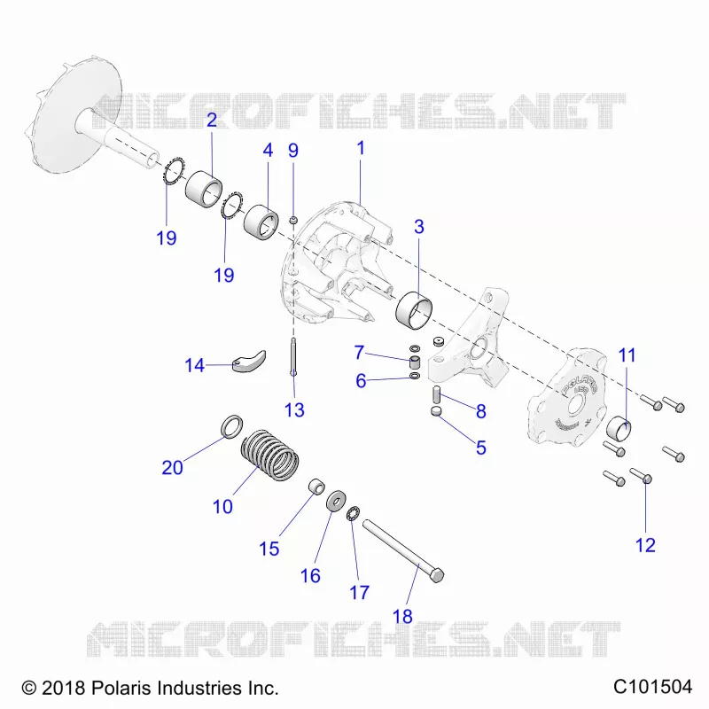 TREN, PRIMARY CLUTCH