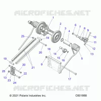 SUSPENSION, TRASERO ARM PAR