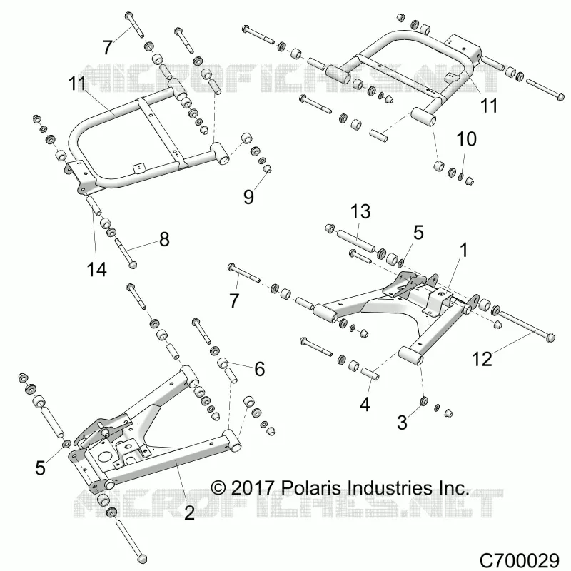 SUSPENSION TRASERA CONTROL ARMS