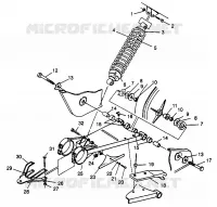 El balanceo del brazo y CHOQUE Sportsman 4x4 W968040 (4935943594C003)