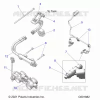 SISTEMA DE COMBUSTIBLE, RAIL, LINES AND THROTTLE BODY