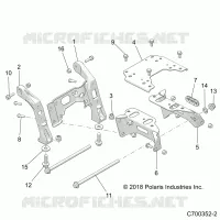CHASSIS, MOUNTING, FRONT CAJA DE ENGRANAJES