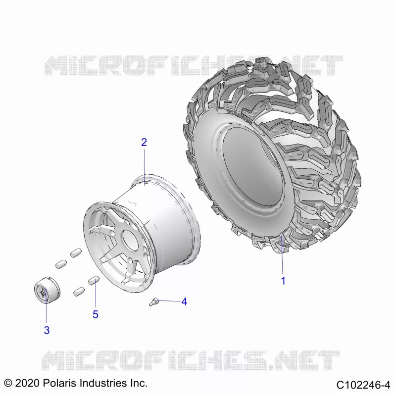 RUEDAS, REAR TIRE