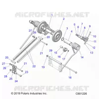 SUSPENSION, TRASERO ARM PAR