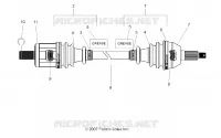 TREN, FRONT HALF SHAFT