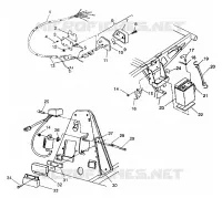 ELECTRICA/LUZ DE LA COLA ASSEMBLY 4X4 250 W938127 (4924042404033A)