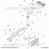 ENGINE, TOMA DE AIRE SYSTEM