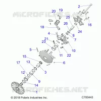 TREN, PRIMARY CLUTCH