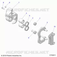 BRAKES, PINZA TRASERA