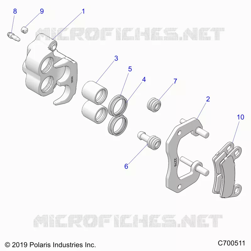 BRAKES, PINZA TRASERA